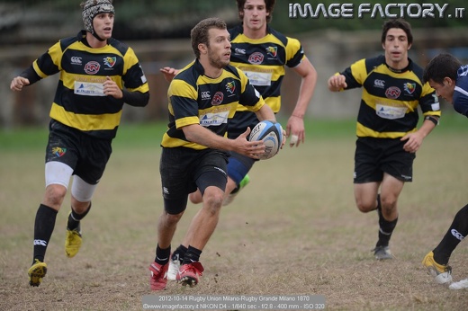 2012-10-14 Rugby Union Milano-Rugby Grande Milano 1870
